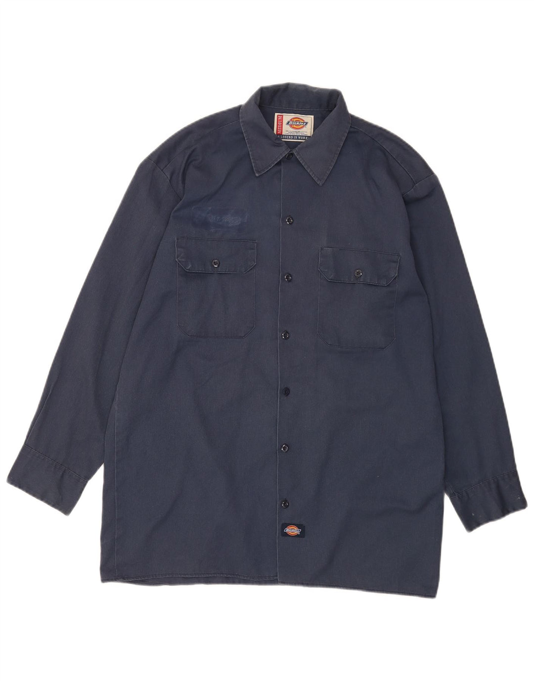 Dickies Herren-Hemd, mittelgroß, marineblau, Polyester
