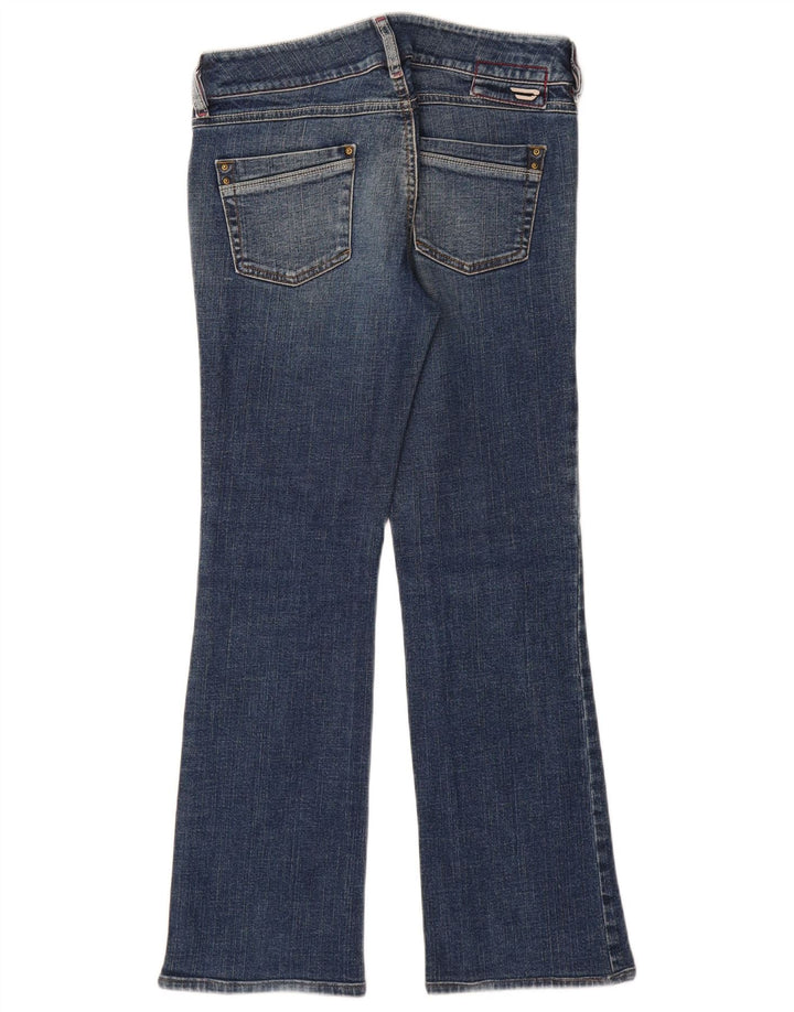Diesel Damen Bootcut-Jeans W30 L29 Blaue Baumwolle