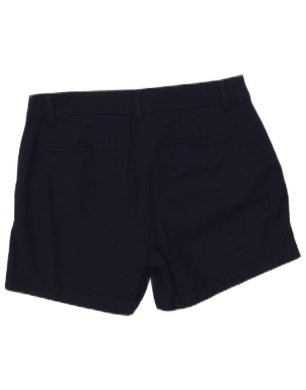 J. Crew Damen Chinoshorts US 6 Medium W30 Marineblaue Baumwolle