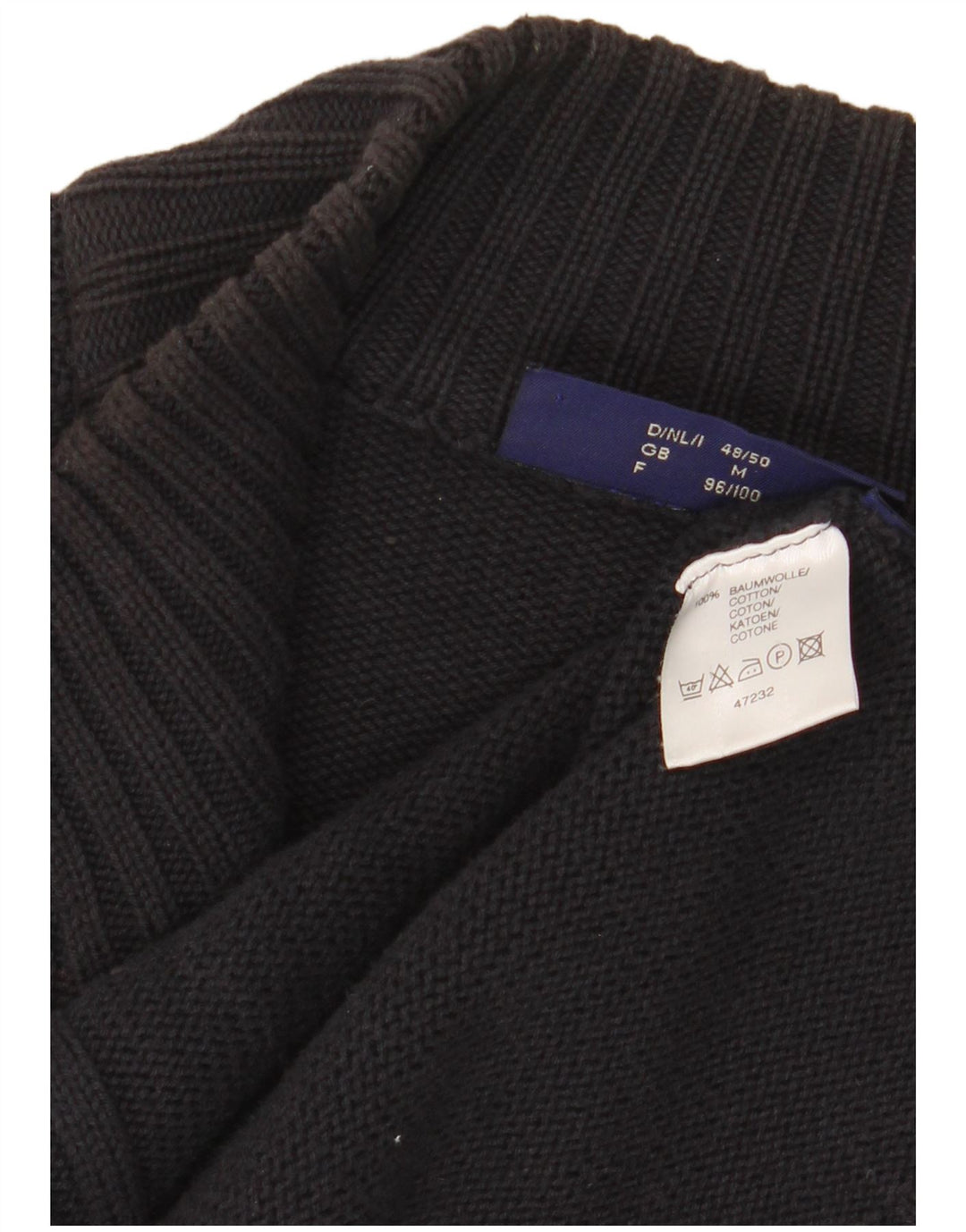 COTTON REPUBLIC Herren-Cardigan aus mittelblauer Baumwolle