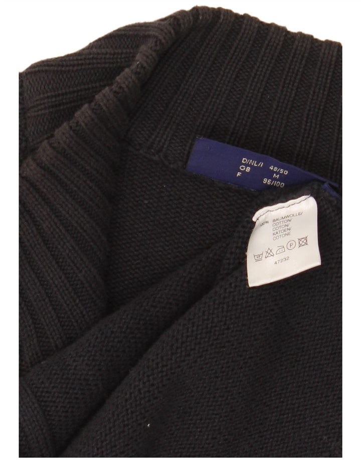 COTTON REPUBLIC Herren-Cardigan aus mittelblauer Baumwolle