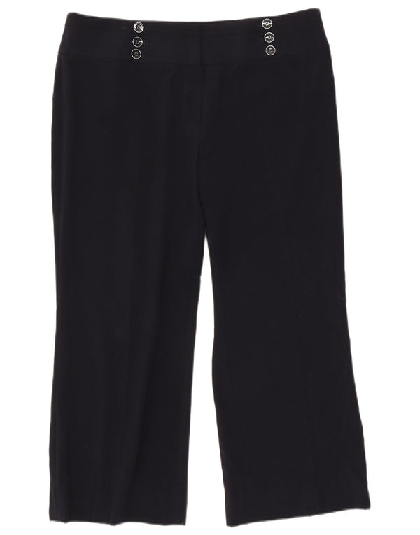 Marks & Spencer Damen-Hose, kurz geschnitten, UK 46, Größe L, W36, L26, Marineblau