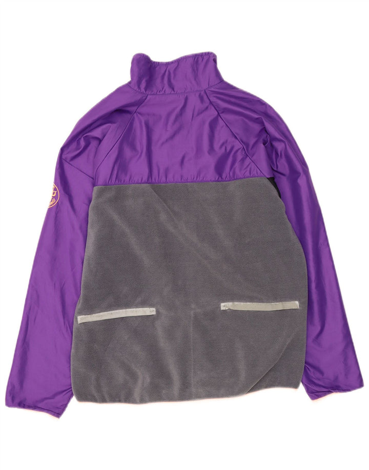 Castelli Herren-Trainingsanzug-Oberteil, Jacke, klein, lila, Farbblock-Polyester