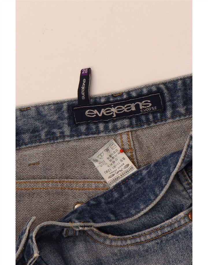 Vintage Damen Straight Jeans W28 L27 Blau