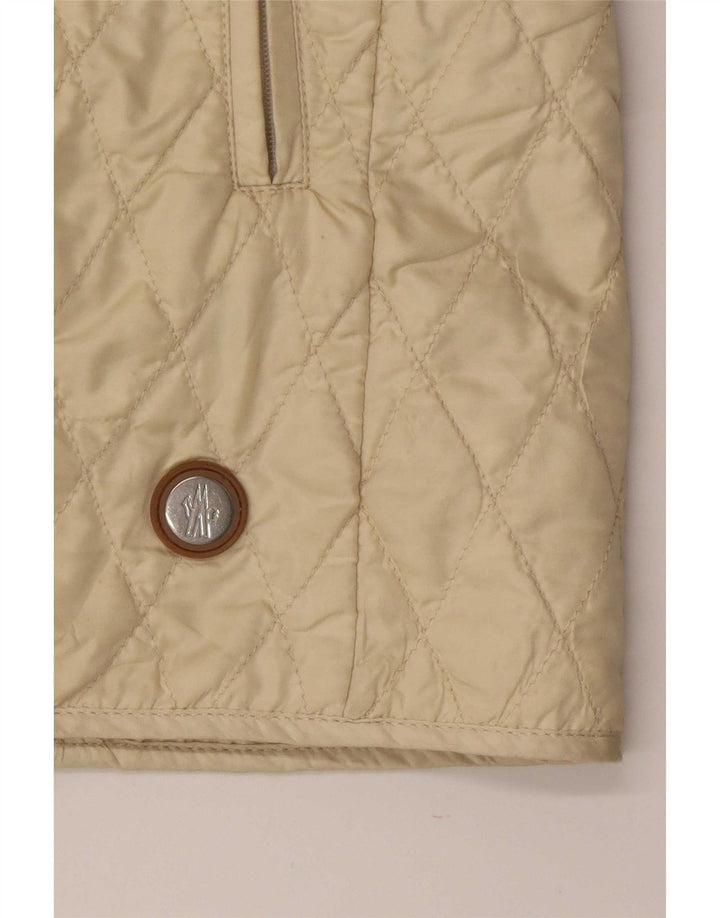 Moncler Damen Steppjacke Größe 4 XL Beige