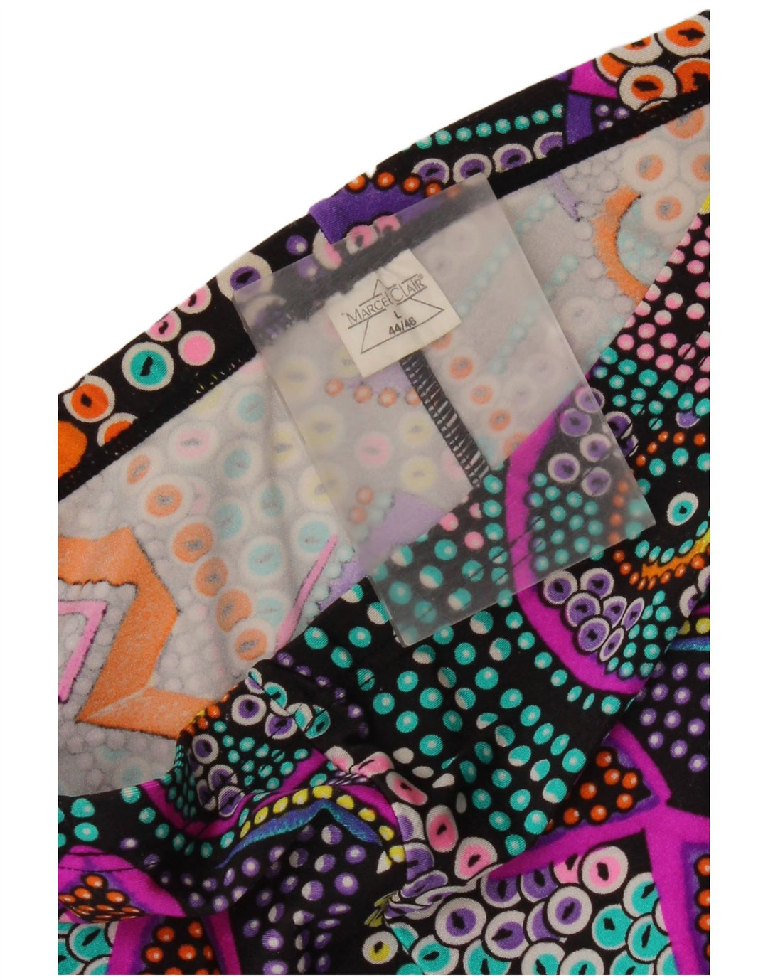 Marcel Clair Damen Crop Leggings EU 44/46 Große mehrfarbige geometrische
