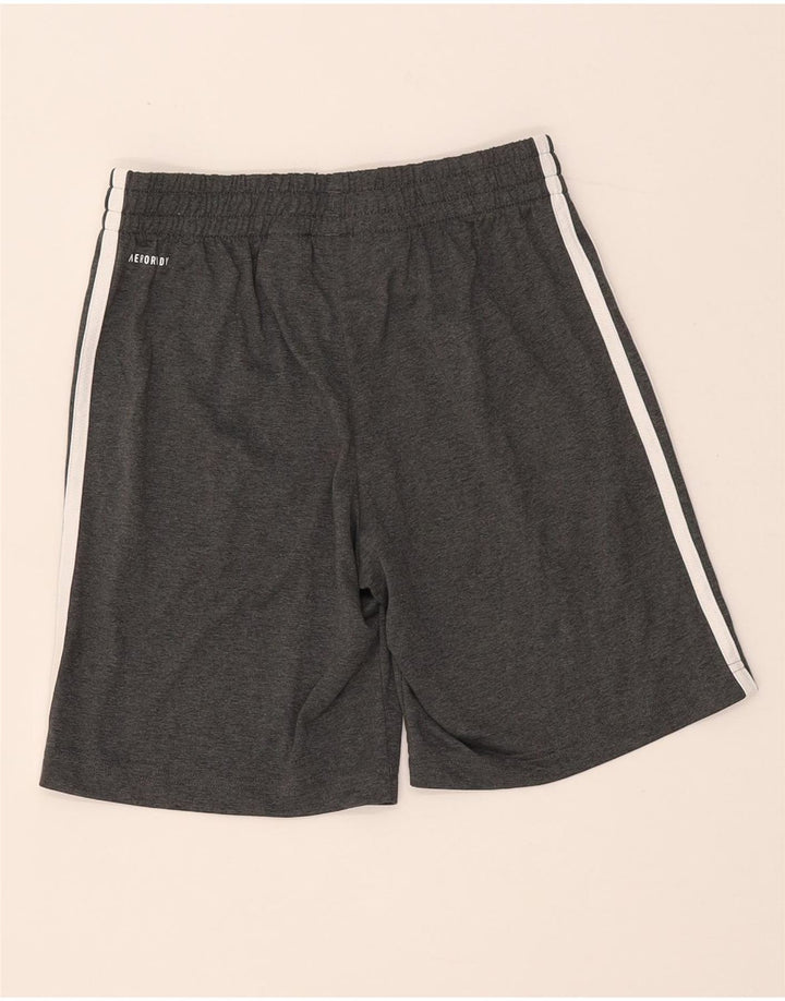 Adidas Sportshorts für Jungen, 11–12 Jahre, graues Polyester