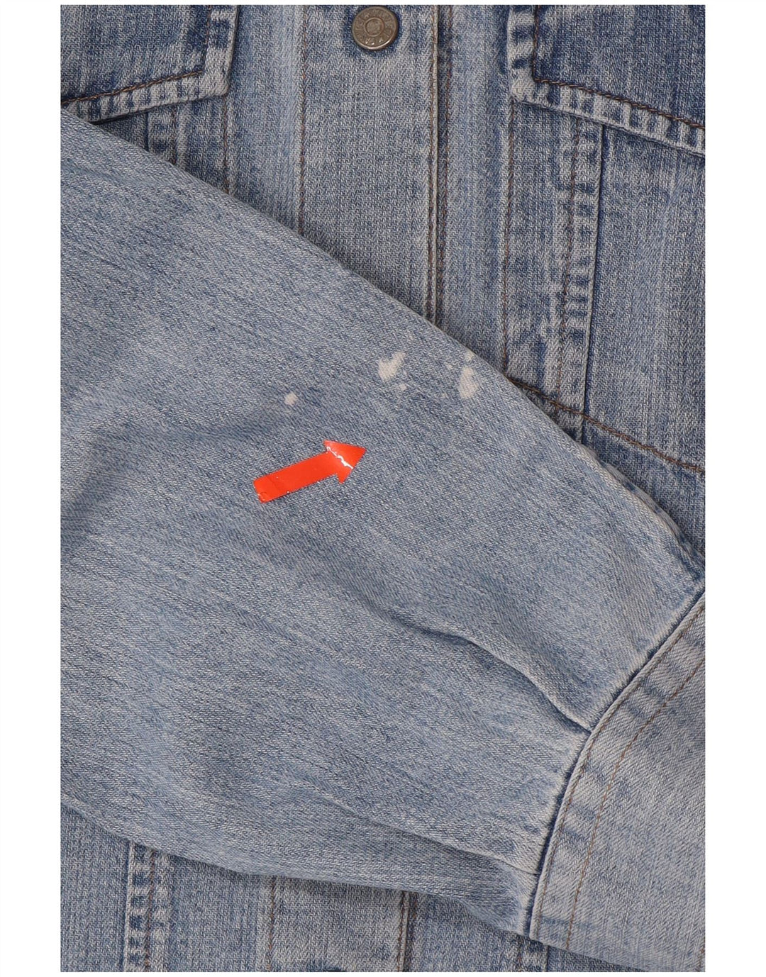 CASUCCI Damen Jeanshemd UK 18 XL Blaue Baumwolle