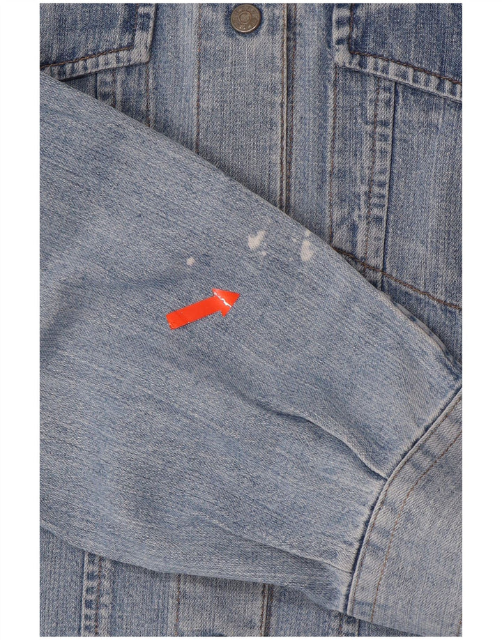 CASUCCI Damen Jeanshemd UK 18 XL Blaue Baumwolle