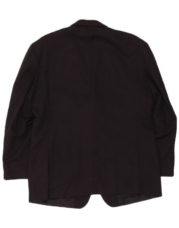 Marks & Spencer Herren St. Michael 2-Knopf-Blazerjacke UK 44 XL Schwarz