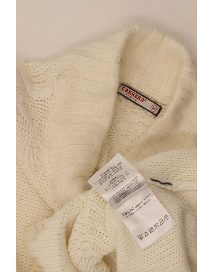 Carrera Rollkragenpullover für Damen, Gr. 14, Medium, gebrochenes Weiß, Acryl