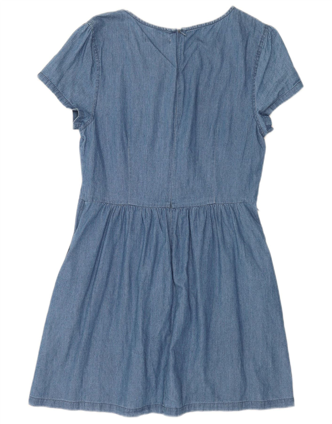 Oasis Damen Jeanskleid UK 14 Mittelblaue Baumwolle