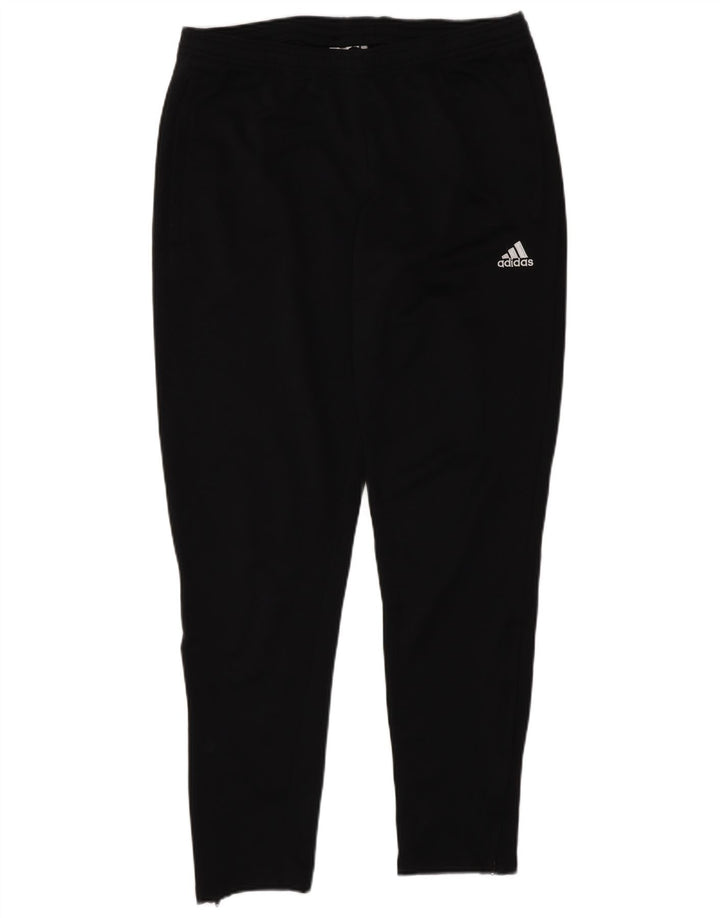 Adidas Damen Climalite Trainingshose UK 16/18 Large Schwarz Polyester