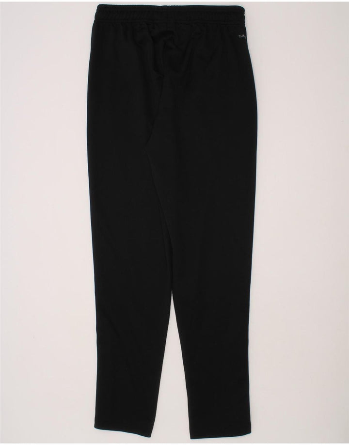 ADIDAS Boys Tracksuit Trousers 11-12 Years Black Polyester Vintage Adidas and Second-Hand Adidas from Messina Hembry 