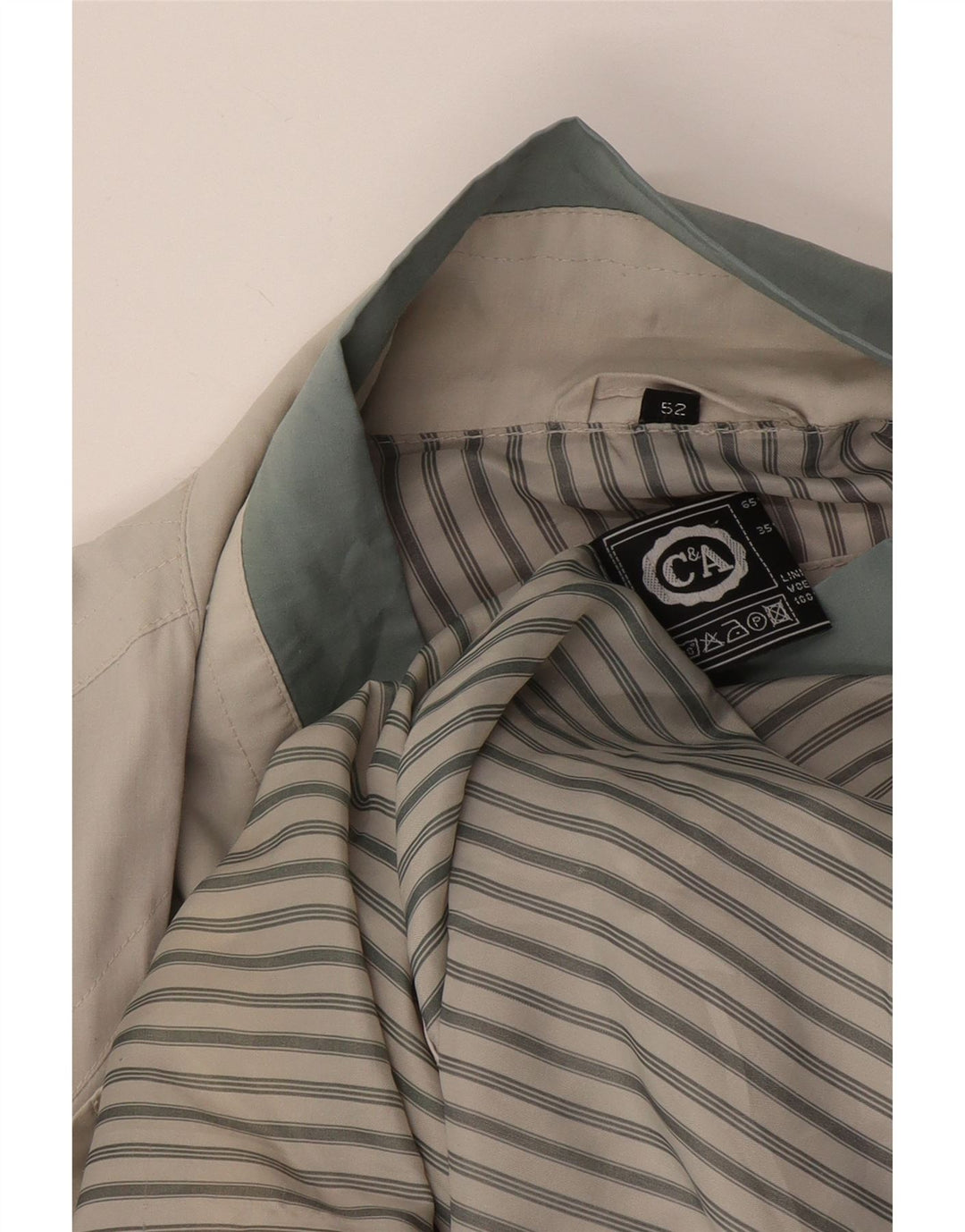 C & A Herren-Utility-Jacke IT 52 XL, weißes Polyester