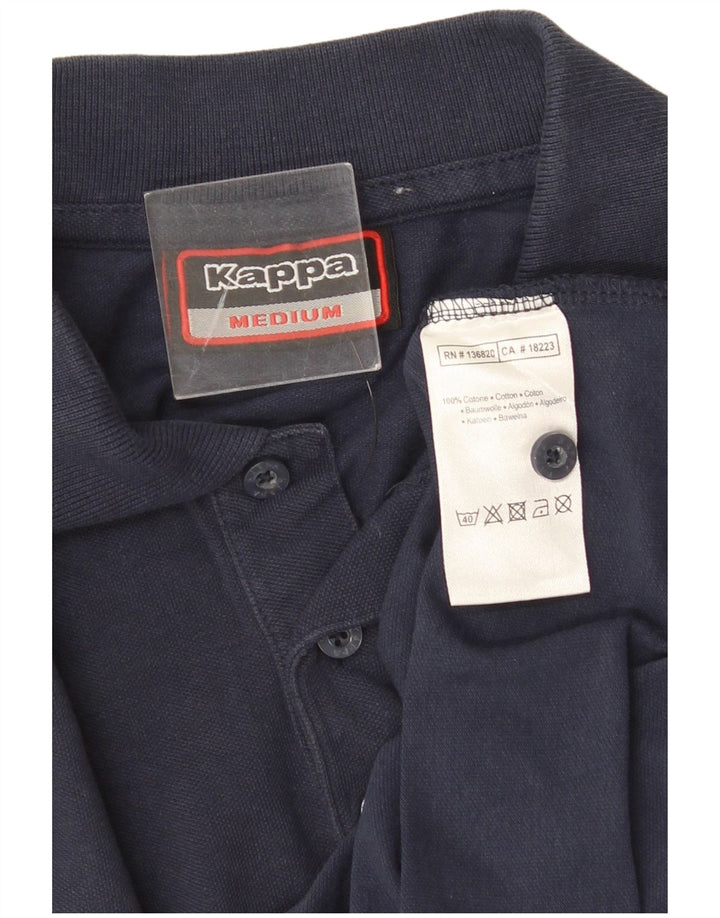 KAPPA Herren Poloshirt Medium Marineblau Baumwolle