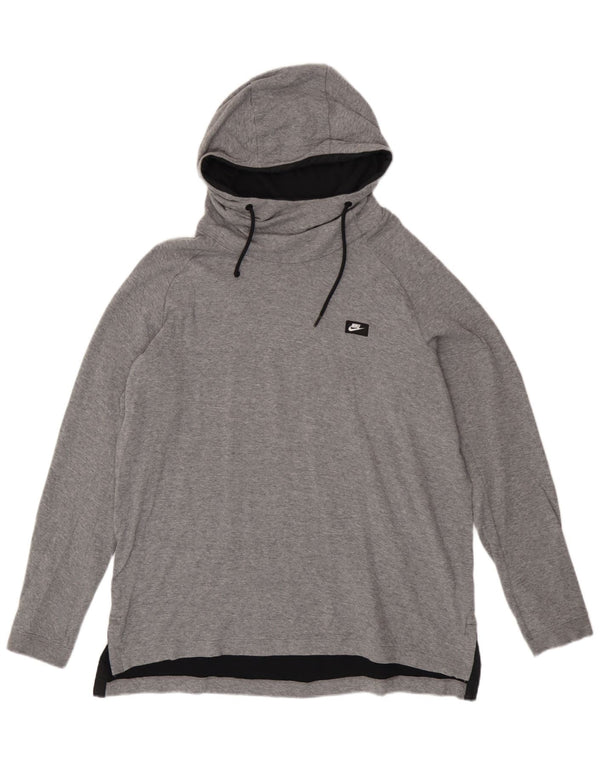 Nike Damen Kapuzenpullover UK 18 XL Grau