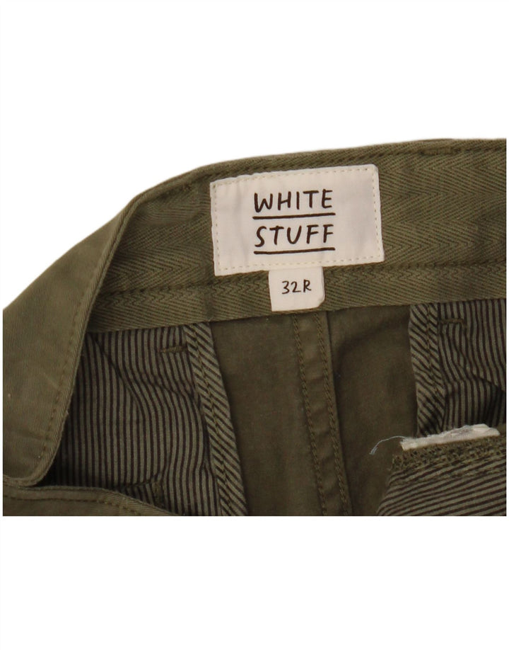 White Stuff Herren Chino-Shorts W32 Medium Khaki
