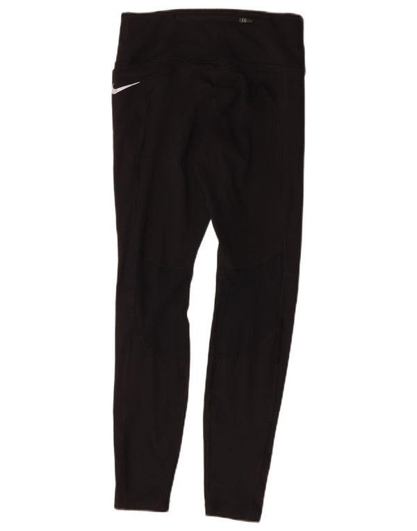 Nike Damen Dri Fit Leggings UK 8 Small Schwarz Polyester