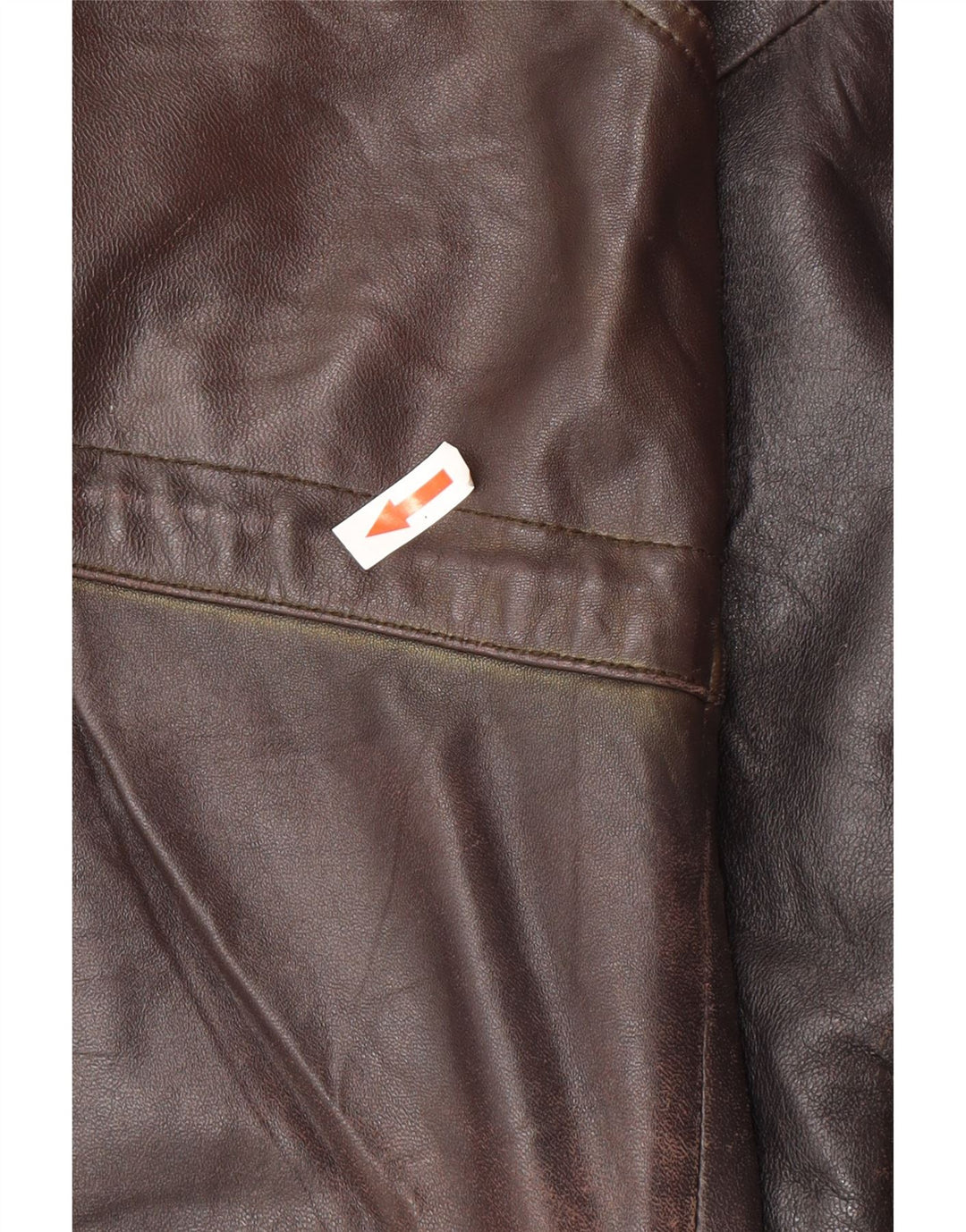 Vintage Herren Lederjacke UK 44 2XL Schwarzes Leder