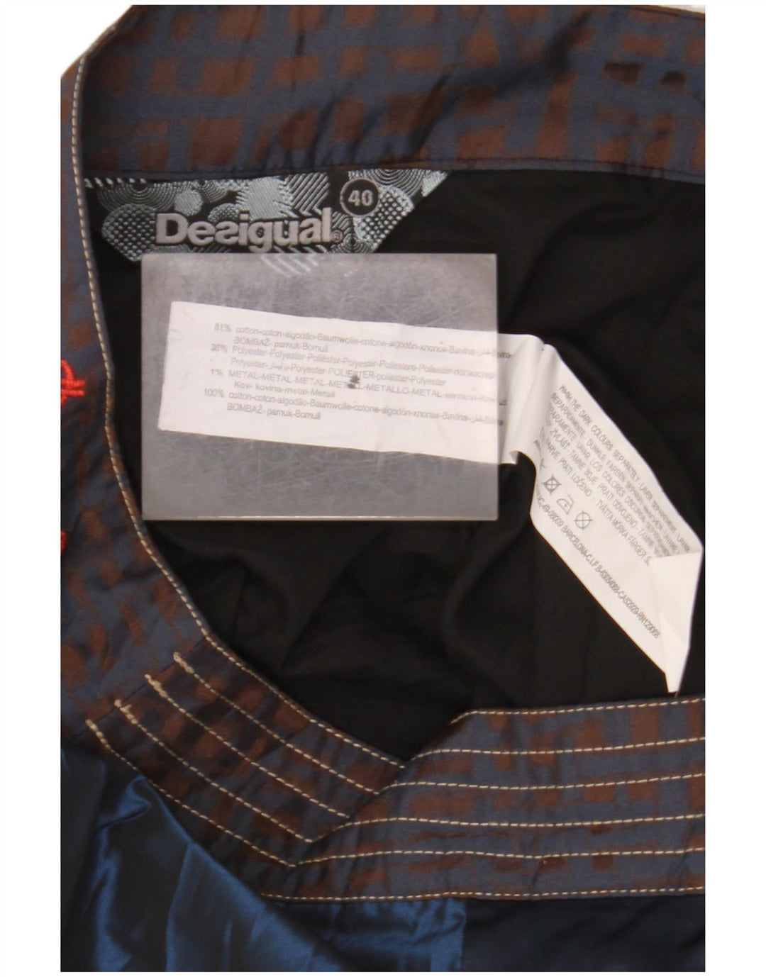 DESIGUAL Womens Bubble Rock EU 40 Medium W32 Mehrfarbiges Patchwork