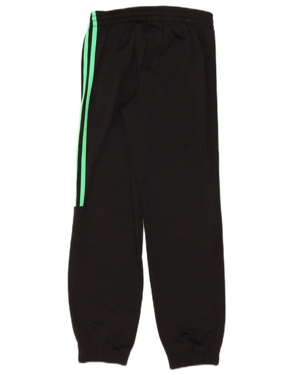 Adidas Jungen-Trainingshose, Jogginghose, 11–12 Jahre, schwarzes Polyester