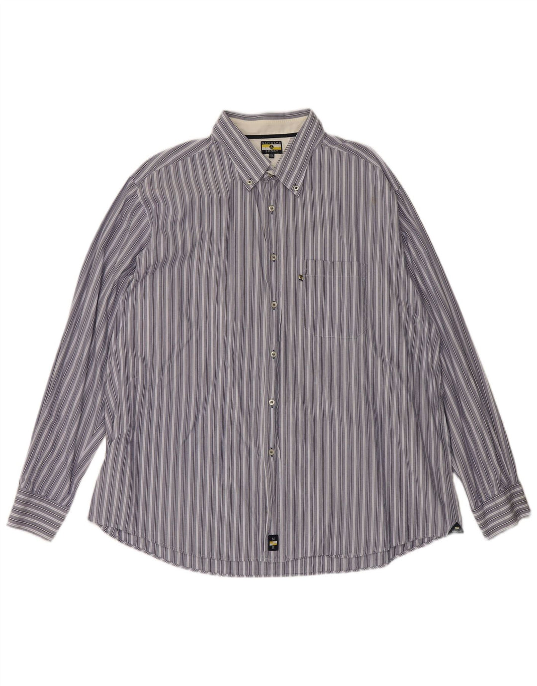 Navigare Herrenhemd 3XL Blau gestreift