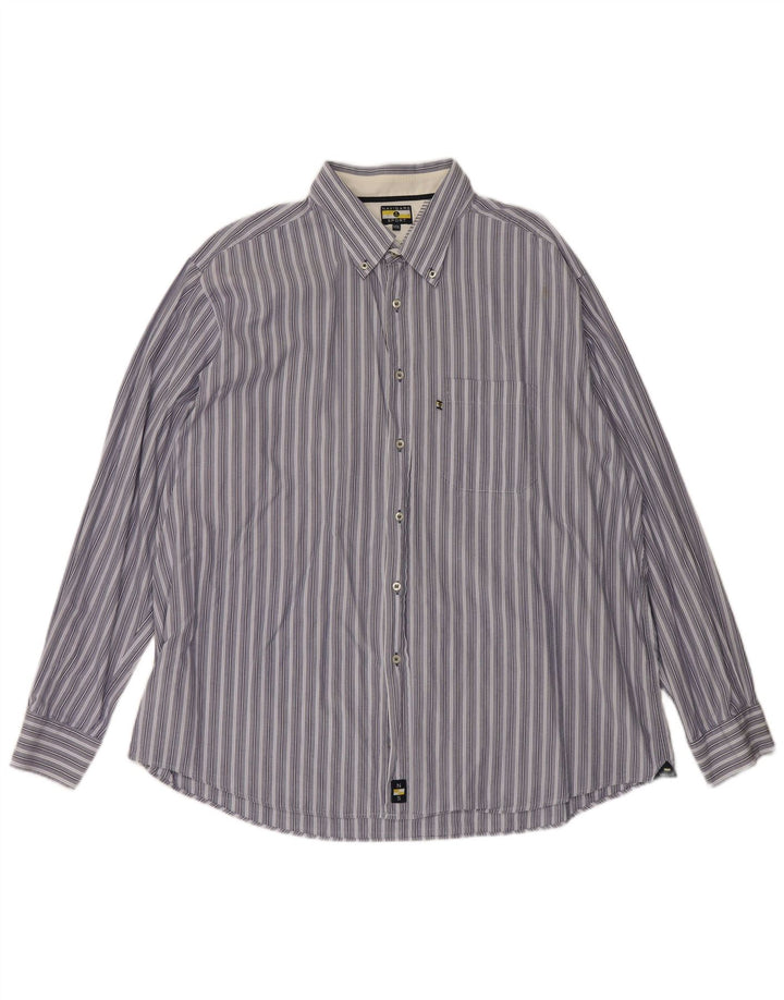 Navigare Herrenhemd 3XL Blau gestreift
