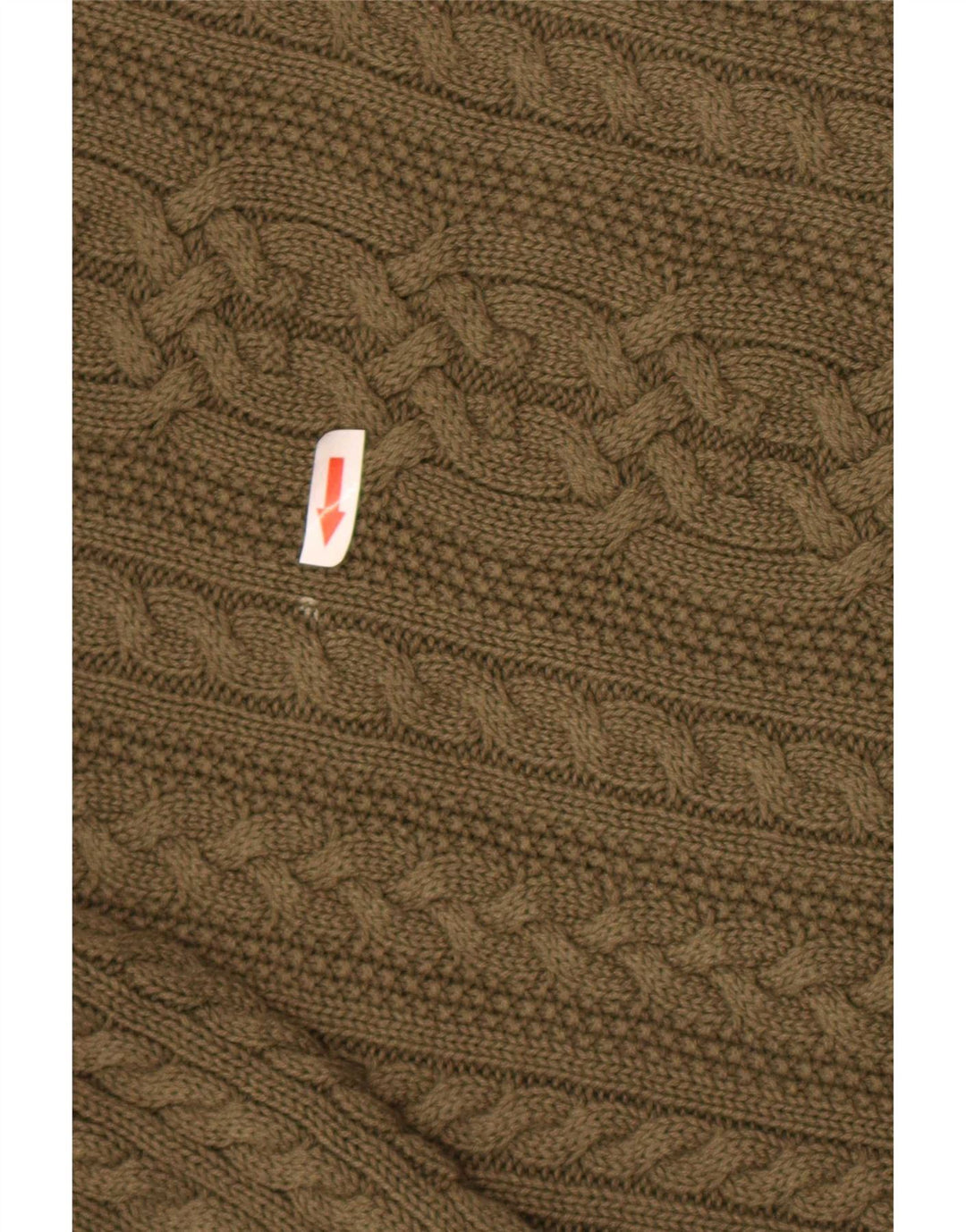 Vintage Herren Rollkragenpullover aus mittelgrüner Baumwolle