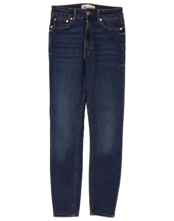 Zara Damen Skinny Jeans EU 34 2XS W24 L26 Blau