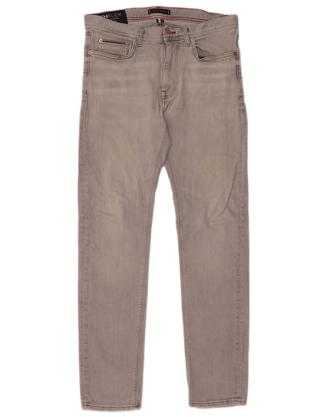 Tommy Hilfiger Herren Bleecker Stretch Slim Jeans W33 L32 Graue Baumwolle