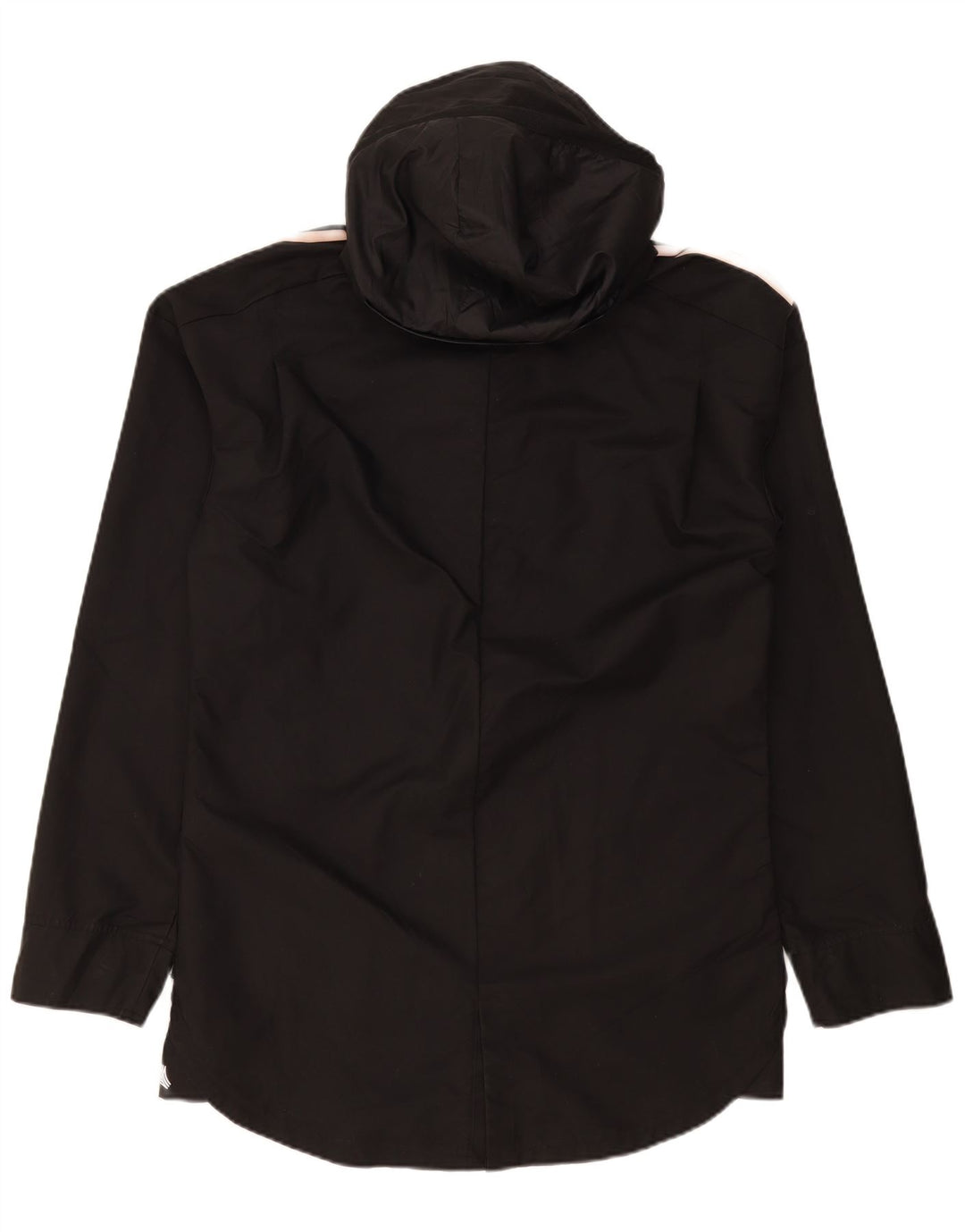 Adidas Herren Kapuzen-Regenjacke UK 38 Mittelschwarzes Polyester