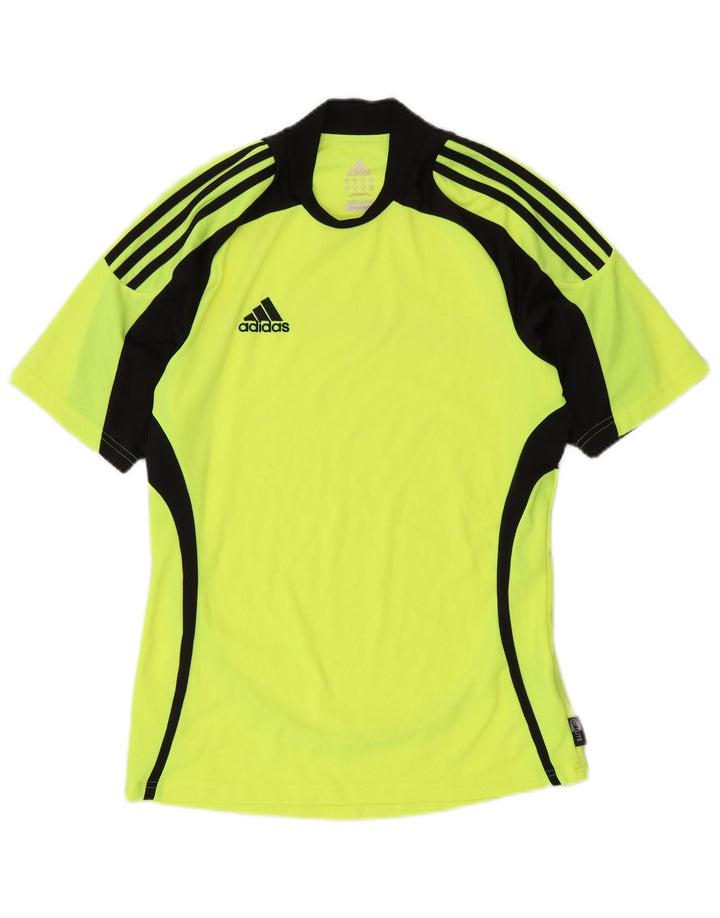 Adidas Herren Clima 365 T-Shirt Top Small Grün Colourblock Polyester
