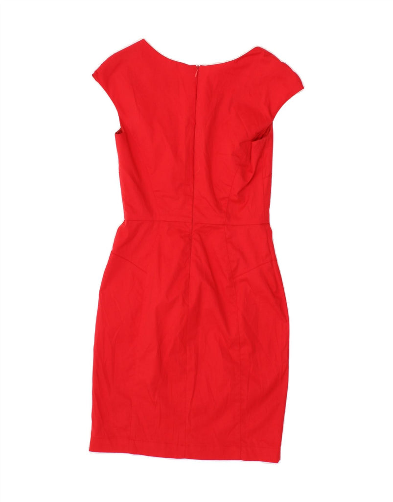 ARMANI Womens Sleeveless Sheath Dress US 2 XS Red Vintage Armani and Second-Hand Armani from Messina Hembry 