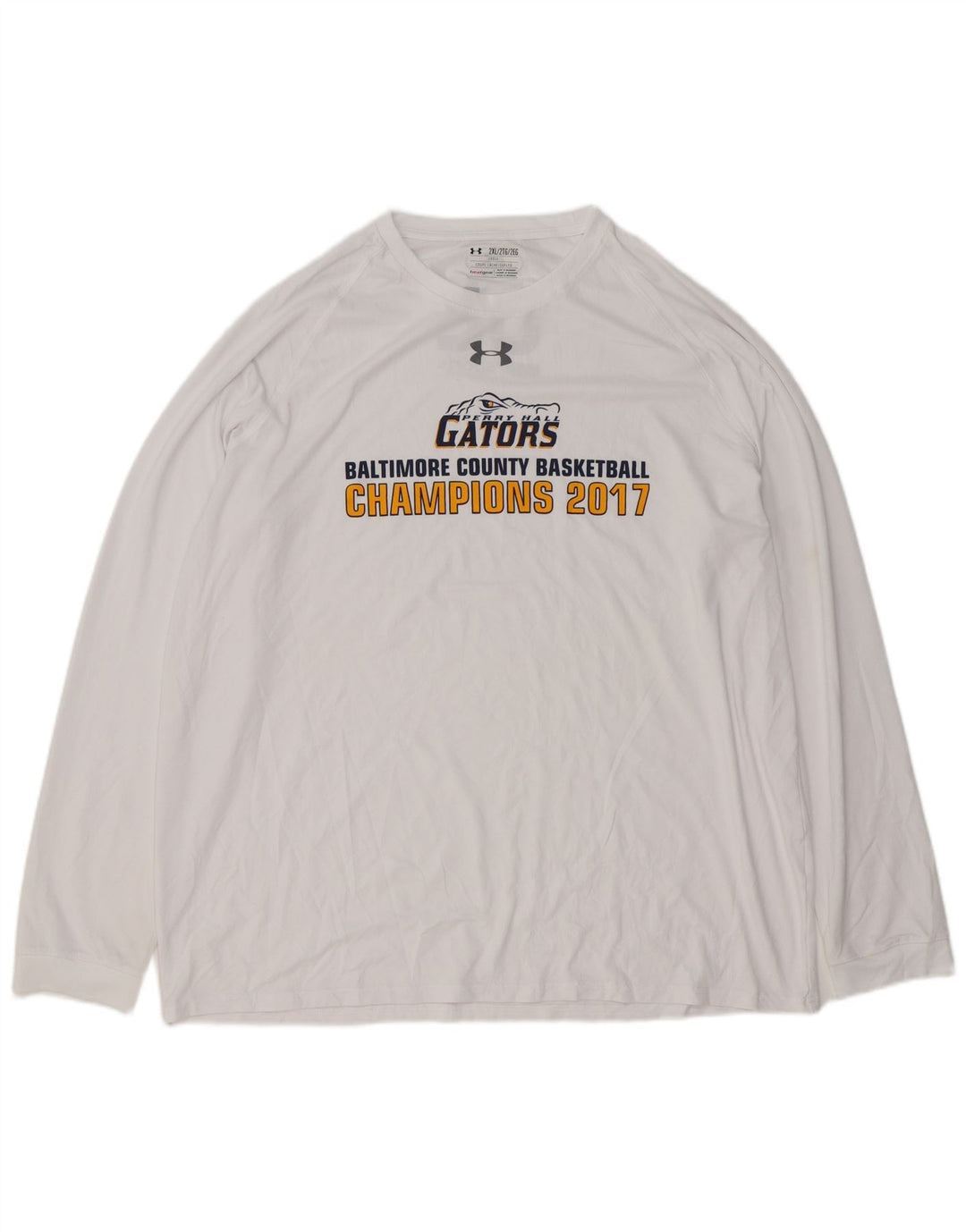 UNDER ARMOUR Herren Graphic Top Langarm 2XL Weiß