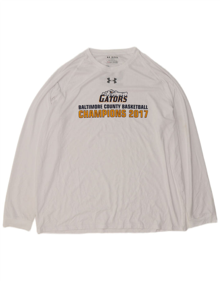 UNDER ARMOUR Herren Graphic Top Langarm 2XL Weiß