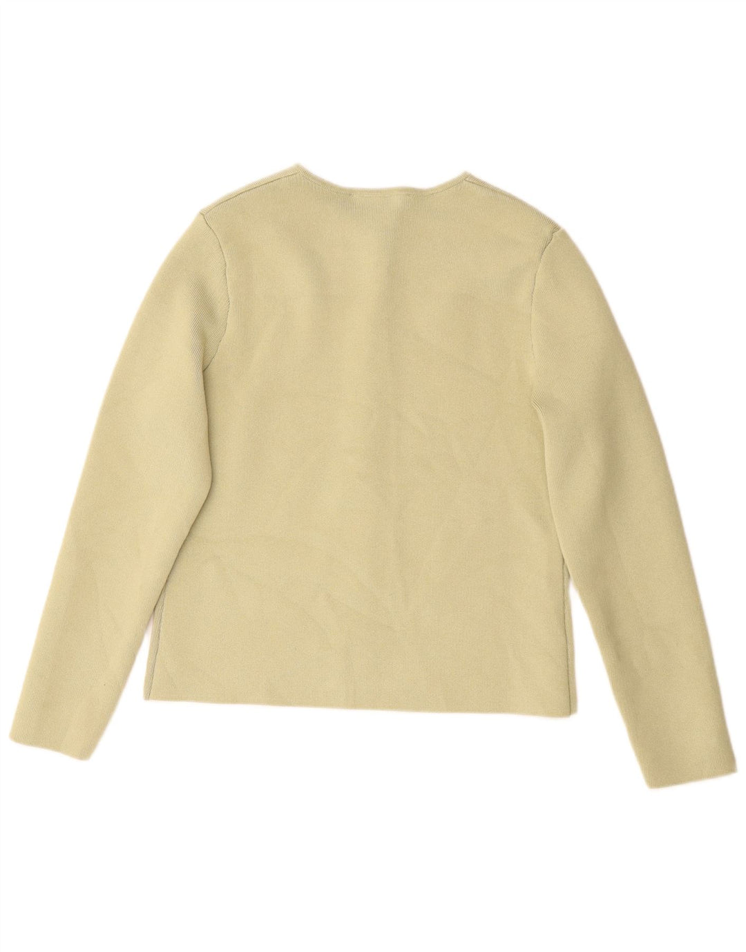 Zara Damen Crop Cardigan Pullover UK 18 XL Grün Polyester