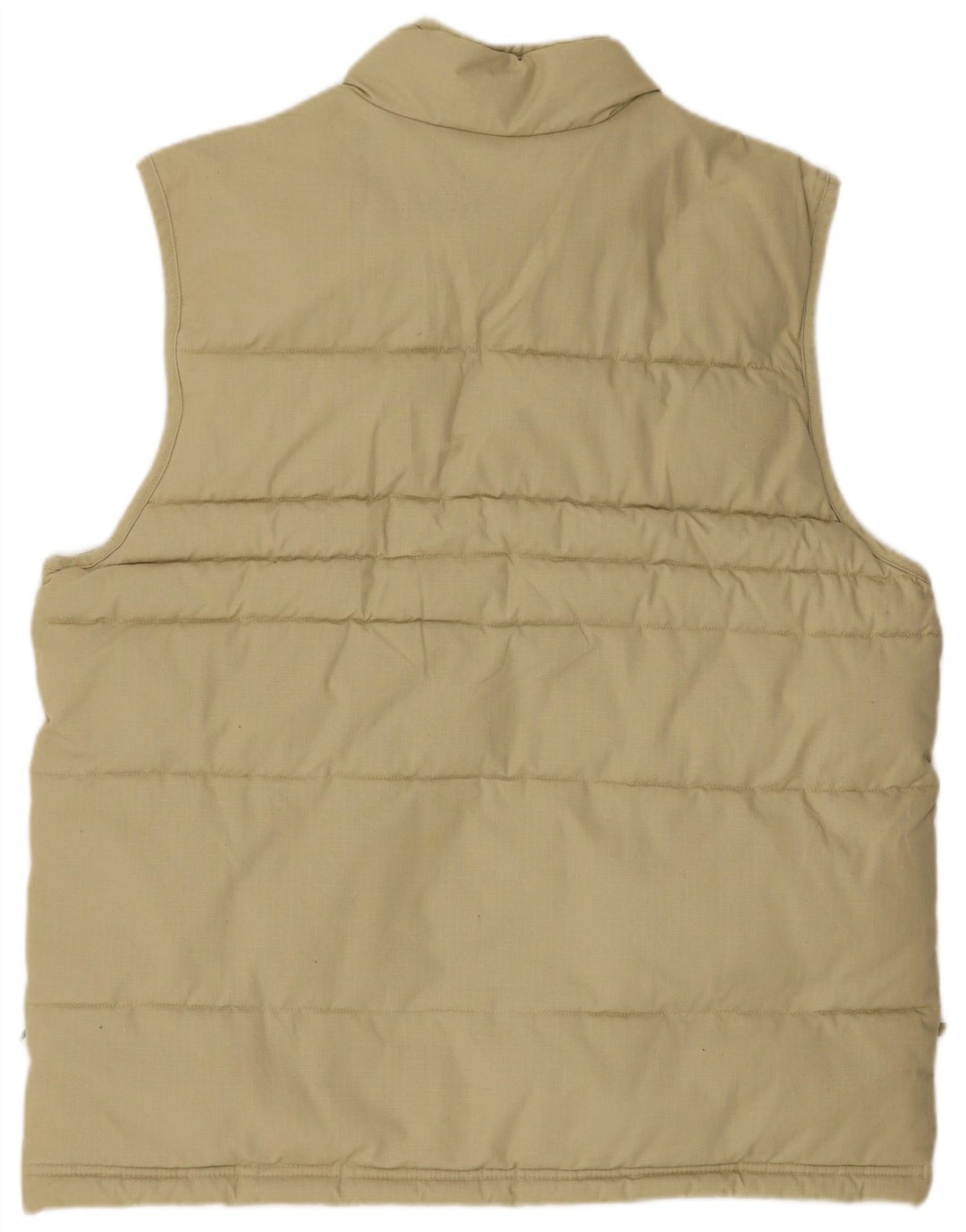 Adidas Herren Wattierte Weste UK 38 Mittelbeige Baumwolle