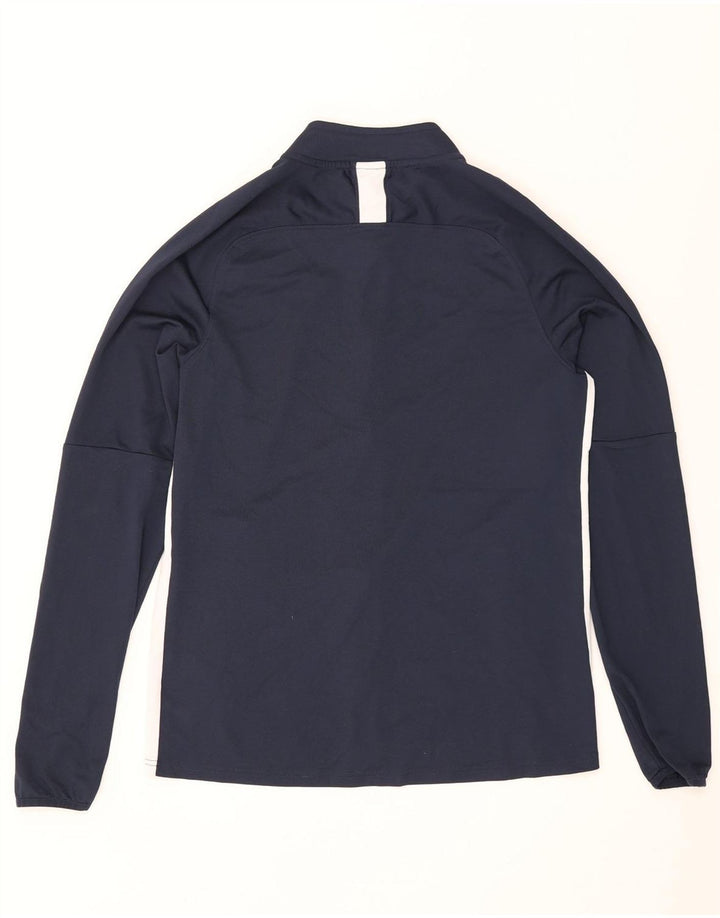 Nike Herren Dri Fit Trainingsanzug-Top-Jacke, groß, Marineblau, Farbblock