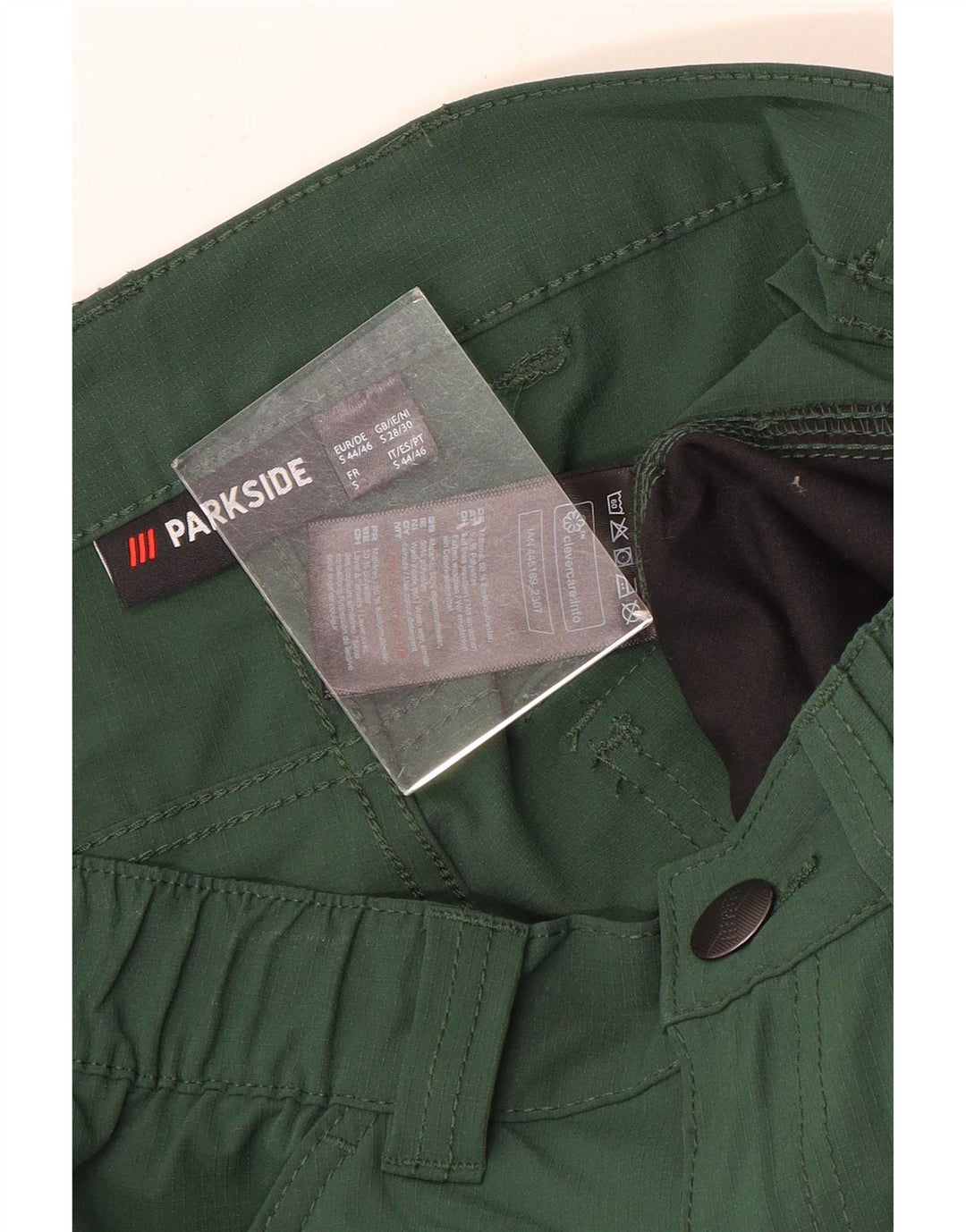 Parkside Herren-Cargo-Shorts, Größe S, W29, grün, Elastan