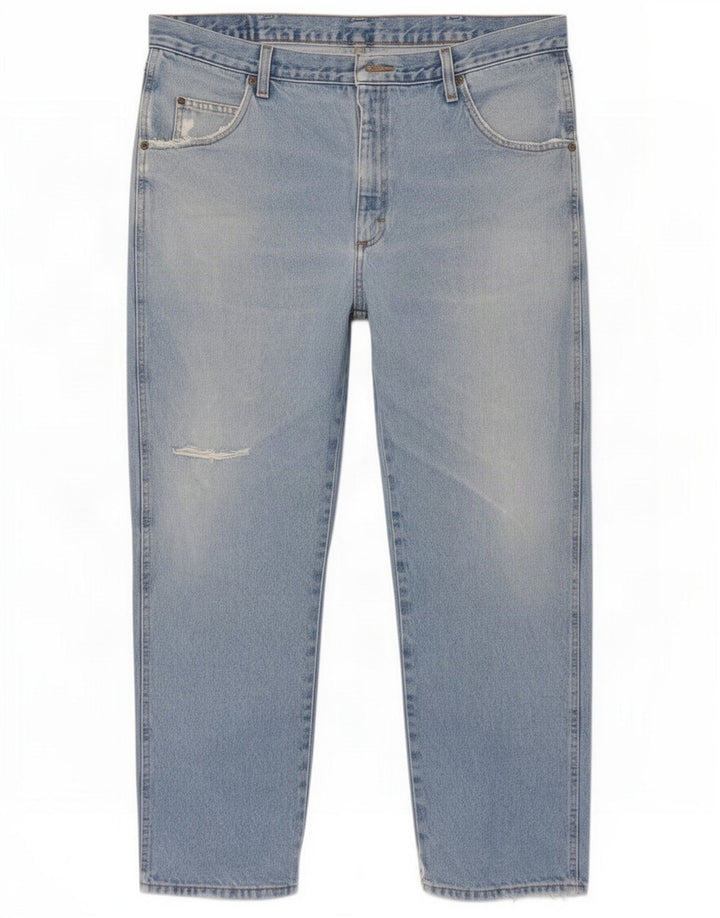 Wrangler Herren Straight Jeans W36 L29 Blau