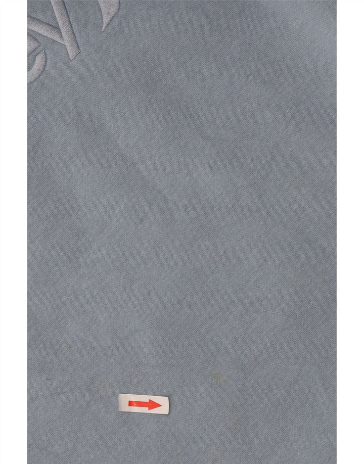 Hurley Herren-Sweatshirt mit Grafik, mittelblaue Baumwolle