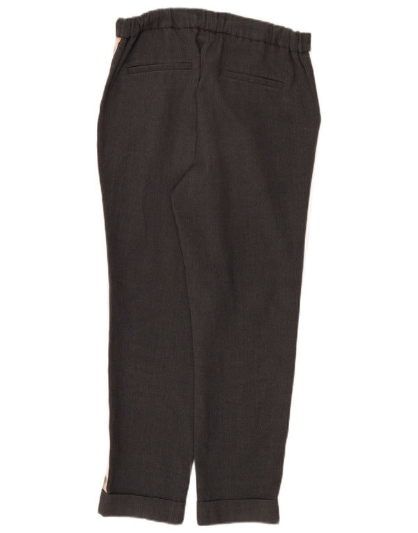 Marks & Spencer Damen Tapered Cropped-Hose UK 8 Small W28 L25 Grau