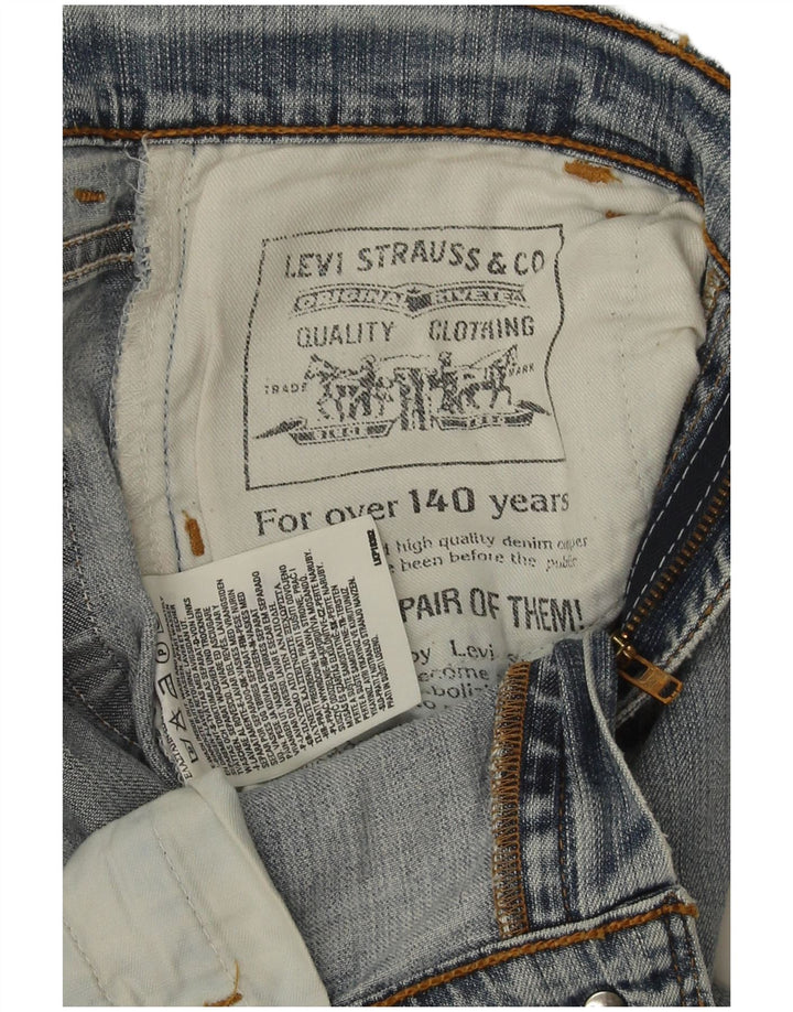 Levi's Damen Bootcut Jeans W28 L31 Blaue Baumwolle