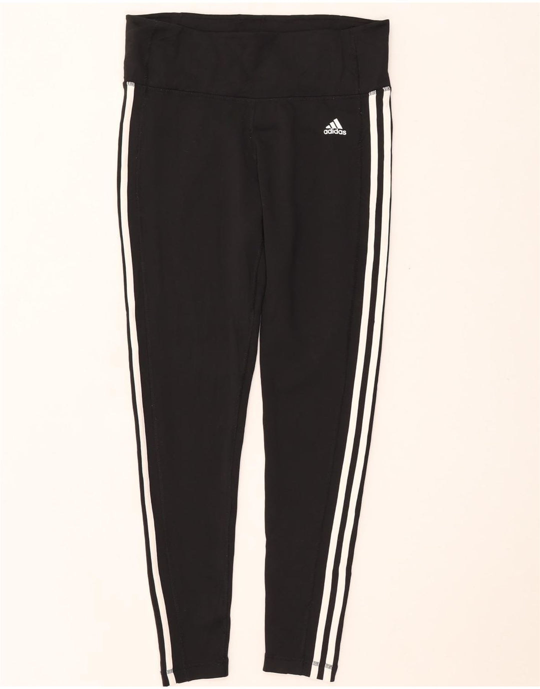 Adidas Damen Climalite Leggings UK 16/18 Large Schwarz Polyester
