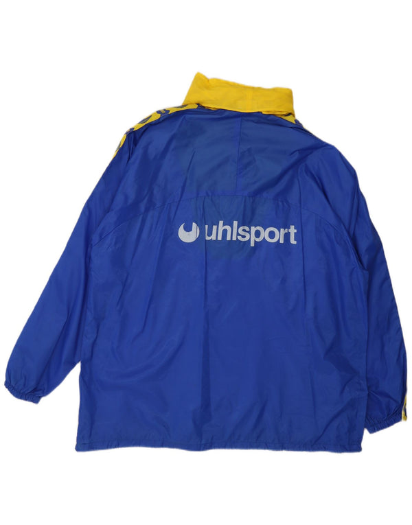 Uhlsport Herren Hellas Verona FC 1993 Kapuzen-Regenjacke UK 42 XL Blau