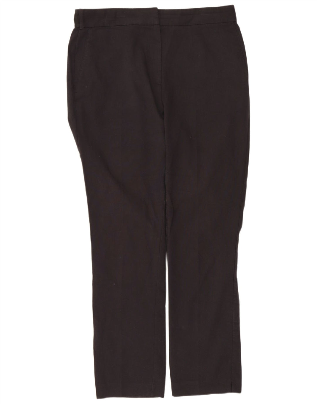 Zara Slim Chino-Hose für Damen, groß, W32, L27, schwarze Baumwolle