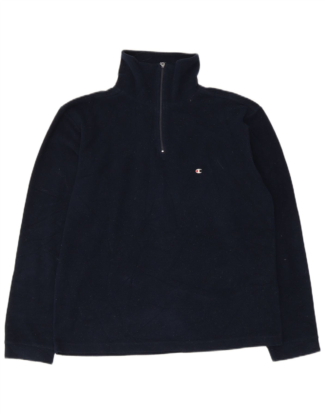 Champion Damen-Fleecepullover mit Reißverschluss, UK 14, Mittelmarineblau