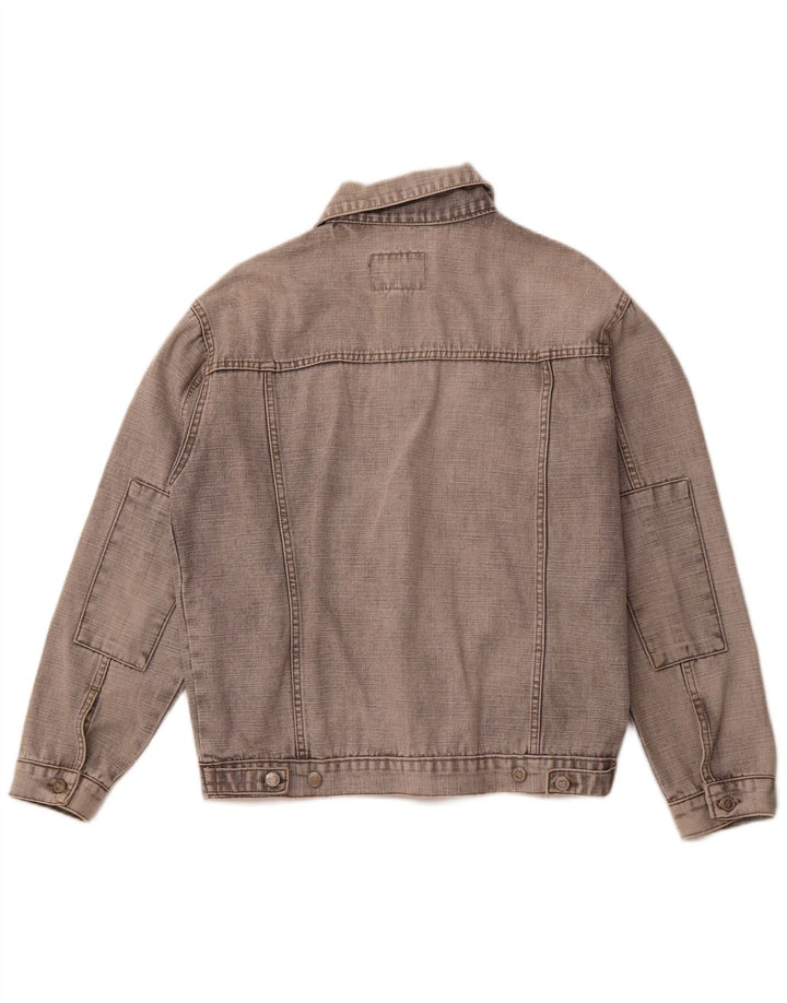 VINTAGE Herren Jeansjacke UK 40 Large Grau