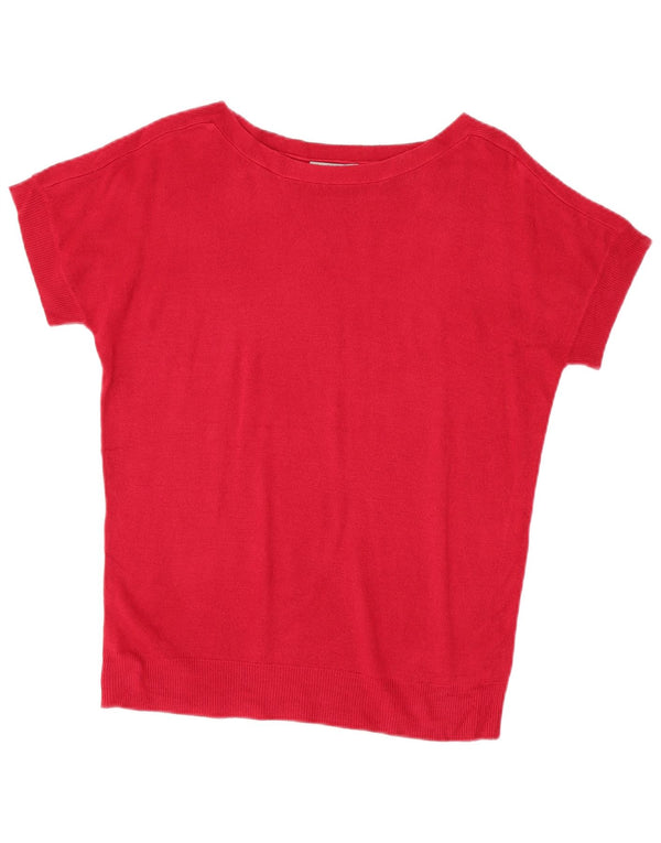 Marks & Spencer Damen-Pullover mit U-Boot-Ausschnitt, Gr. 12, Mittelrot
